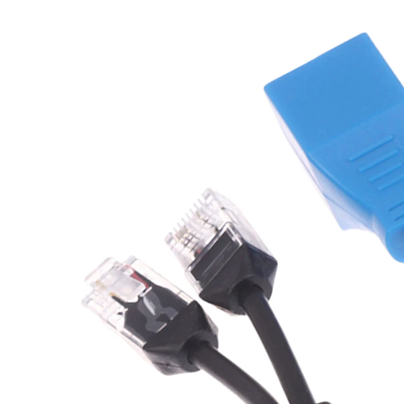 1 Set POE Cable Kit - RJ45 Splitter & Combiner, Passive Power over Ethernet Adapter Cable for IP Camera & CCTV Systems