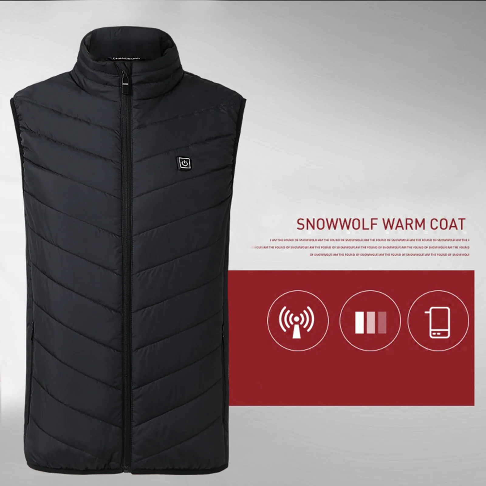 Abrigo de senderismo para mantener el calor, chaleco calefactor impermeable, chaqueta con calefacción por USB para parejas, chaqueta impermeable de algodón para hombres y mujeres, 2025