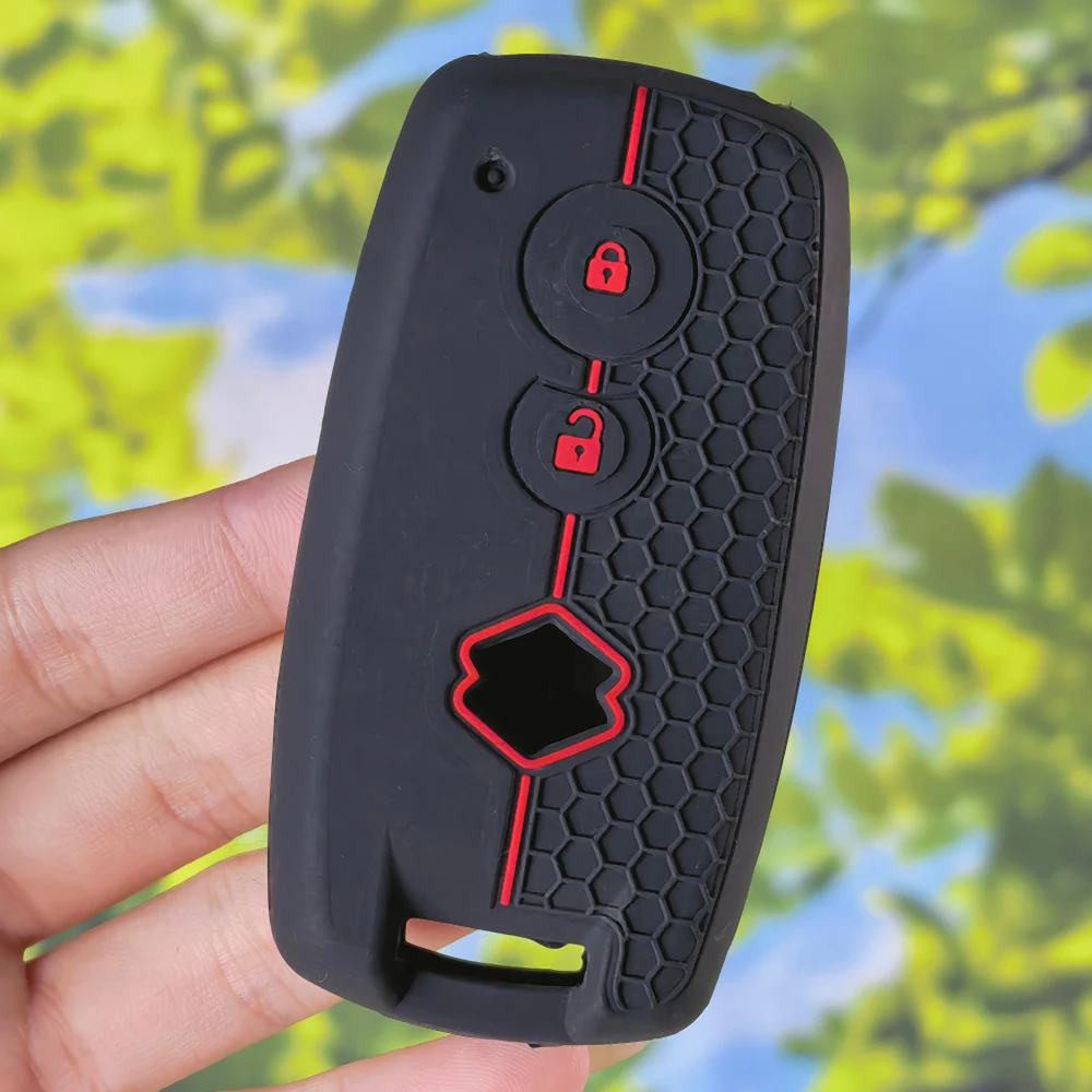 Stylish Line Design Silicone Smart Key Cover, Flexible Protective Case For Suzuki SX4 Swift Grand Vitara S-Cross XL-7 Remote Fob