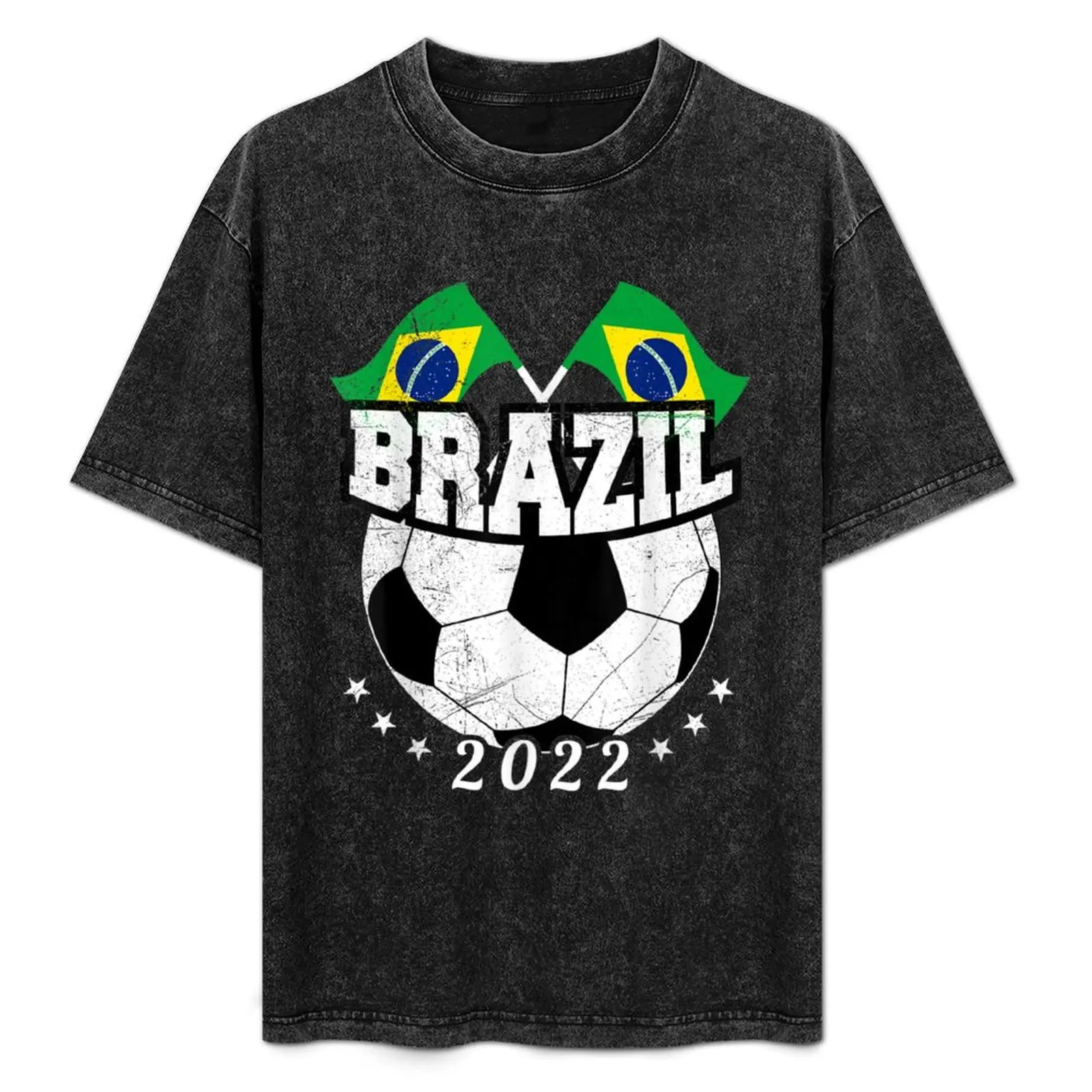 

Brazil Soccer ball Brazilian Team Football 2022 T-Shirt Industrial Work Tee Shirt
