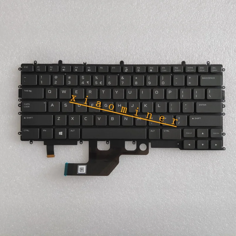 FOR DELL Alien M15 R3 M15 R4 Keyboard English Small Carriage Return 18JXP