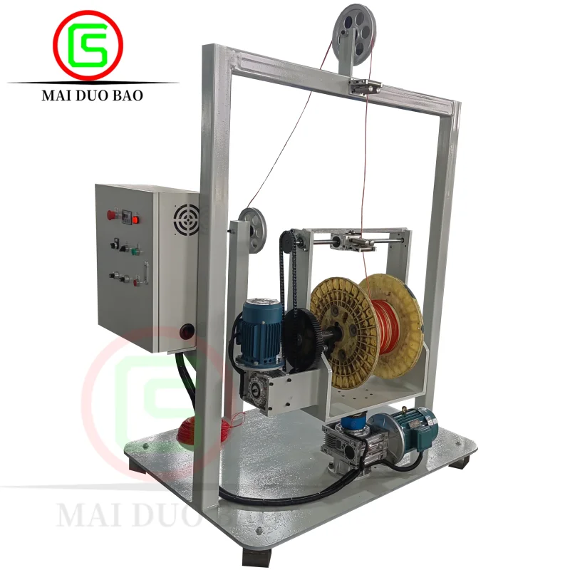 Fully Automatic Take up Machine for Cable Winding Features Retracting Torque While Reeling