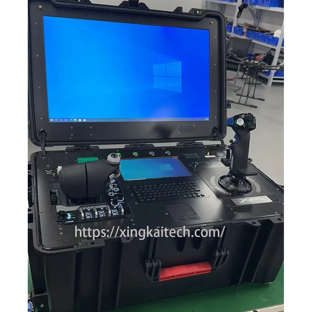 Portable RC Video Omni-directional Drone Ground Control System with HD screen for FPV Aerial Photography Drone Docking Station