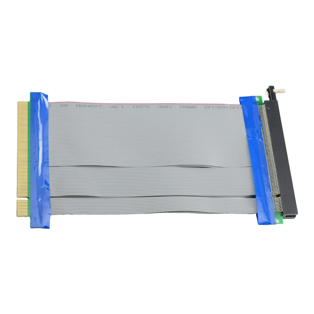 PCI-E PCI Express 16X Riser Card Extender Flexible Extension Cable DIY Electronics Fit for 1U 2U Small Case