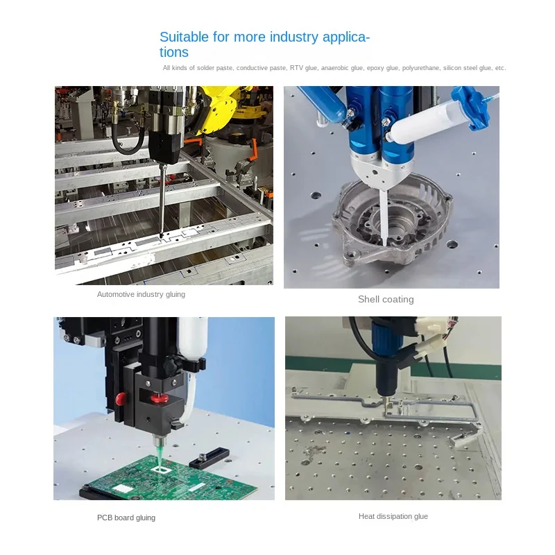 Screw Dispensing Valve Pneumatic Platen Equipment Solder Paste