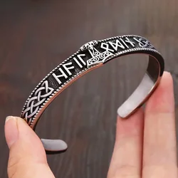 Vintage Viking Thor Hammer Bracelet Stainless Steel Nordic Rune Bracelet For Men Amulet Jewelry Gifts Celtic Knot Dropshipping