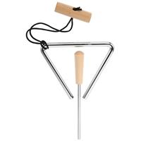 4 Inch Triangle Iron Orff Musical Instrument Clear Sound Durable Material Portable Schools Bands Churches Concerts Percussion