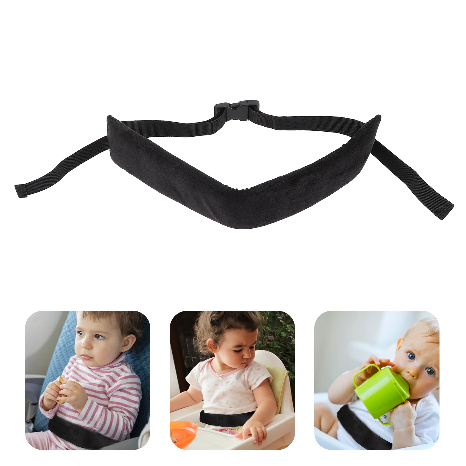 

Adjustable Stroller Baby Mother High Chair Straps Replacement 70x7cm Cloth Harness Safe Protection Highchair Universal Infant