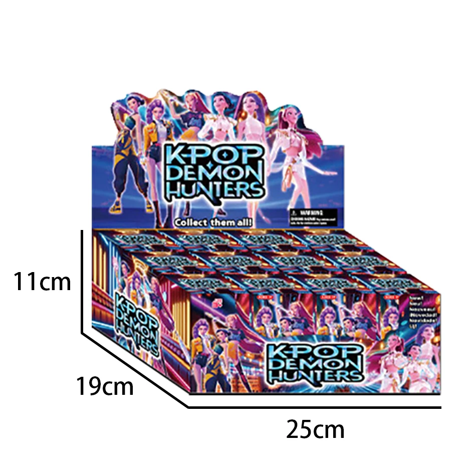 Figurki Kpop Demon Hunters, zabawki kolekcjonerskie w pudełku, figurki Demon Hunters, postacie z gier, modele z PVC, figurki akcji, zabawki dekoracyjne