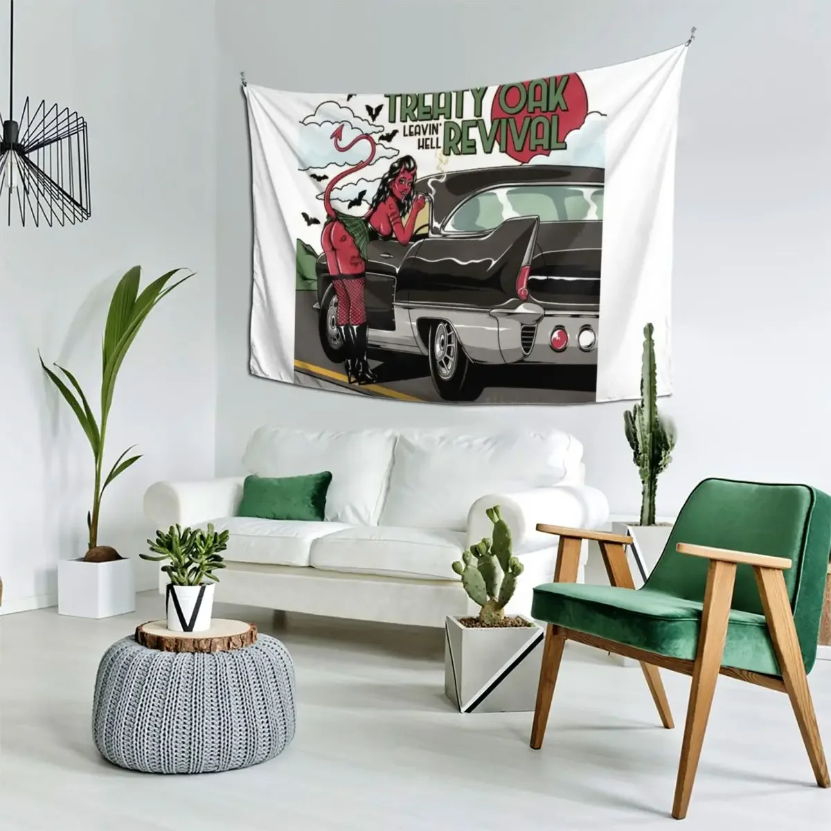 

Leaving Hell - Treaty Oak Revival Tapestry Bedrooms Decorations Wall Decoration Items Living Room Decoration Tapestry