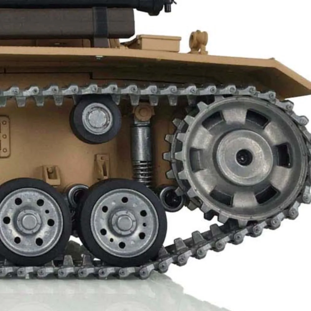 

Henglong RTR RC Tank 3849 1/16 7.0 Customized German Panzer III H Metal Tracks Wheels Precision - crafted Model TH17369-SMT7