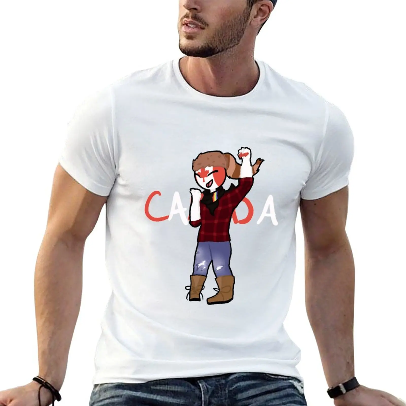 Canada Countryhuman T-Shirt basketball graphic tees customs man clothes mens funny t shirts