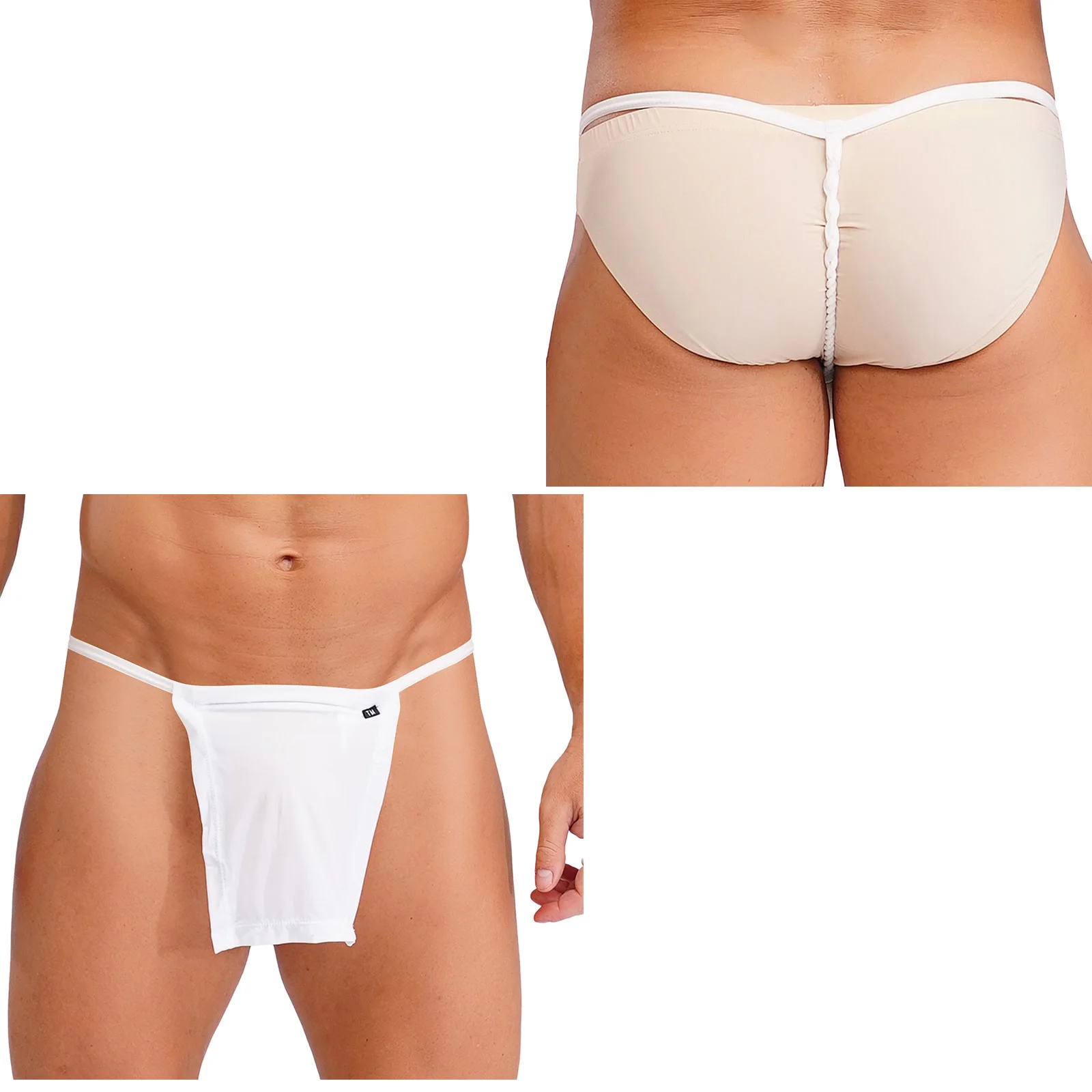 Men Stylish Lingerie Fundoshi Underwear Japan Kabuki Cotton Loincloth Panties Sumo Briefs for Couple's Dating Night Underpants