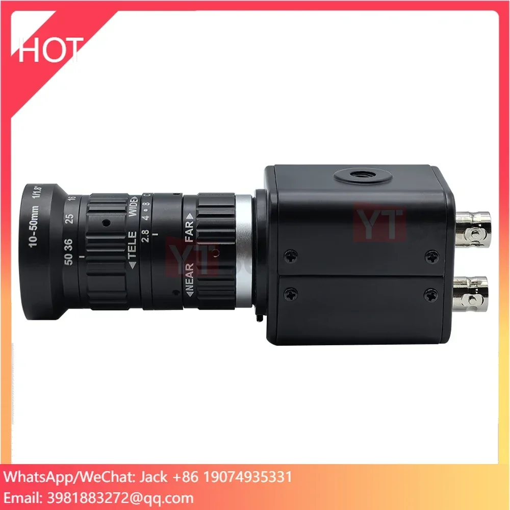 

HD 1080P60FPS 3G-SDI/CVBS Output Camera 10-50mm Zoom Lens Night Vision Low Latency Industrial Cameras CCTV Security System