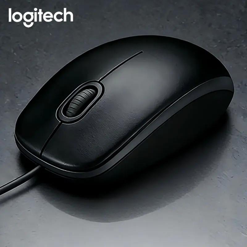 

Logitech M100R wired dual-mode silent office mouse, black highlights the most expensive office hand