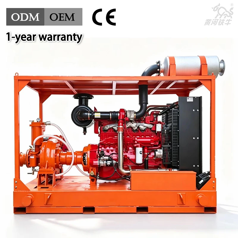 8-Inch Fixed High Head   Driven Self-Priming Mine Industrial Drainage Pump