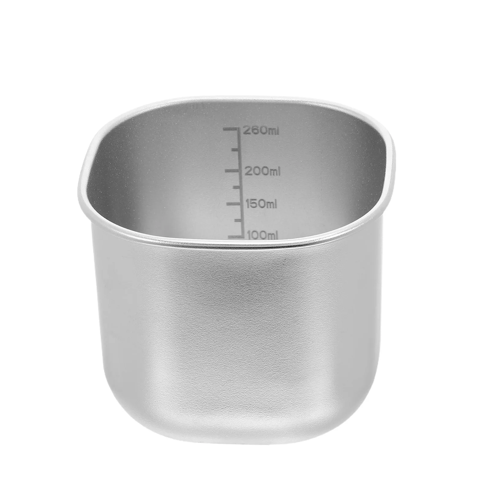 260Ml Stainless Steel Rice Measuring Cup Graduated Scoop for Sushi Rice Cooking Precise Grain Bean Corn Dry Ingredients Kitchen