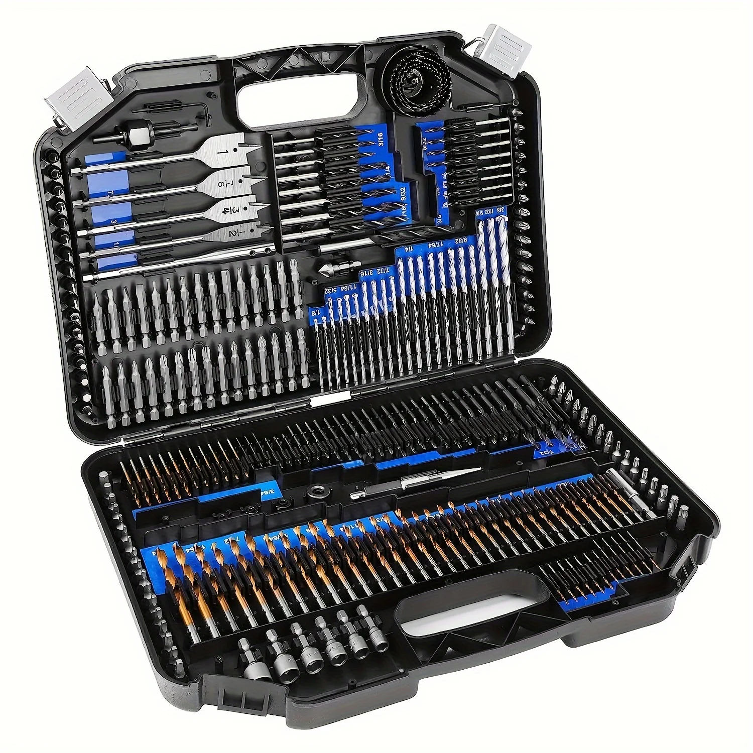 

Drill Bit Set, 246pcs for Cordless Drill, Drill Driver Bit Set for Wood, Metal, Masonry, Cement And Screwdriver Bits Set Combo Kit