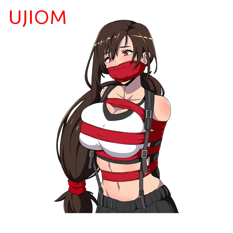 UJIOM Binding Amusing Tifa Wall Sticker eye catching Amusing Decal trendy attractive high quality room decoration accessories