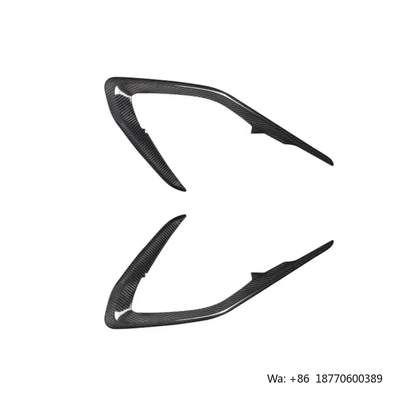 

ES Carbon Fiber Car Interior Accessories Carbon Fiber Left and Right Door Highlights for Camaro 2016-now Car Accessories Sticker
