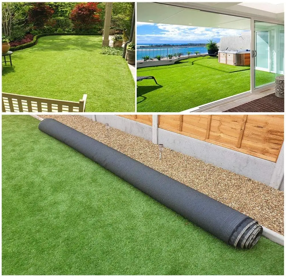 

Artificial Turf Lawn Fake Grass,Pile Height Realistic Synthetic Grass, ,Drainage Holes Indoor Outdoor Pet Faux Grass