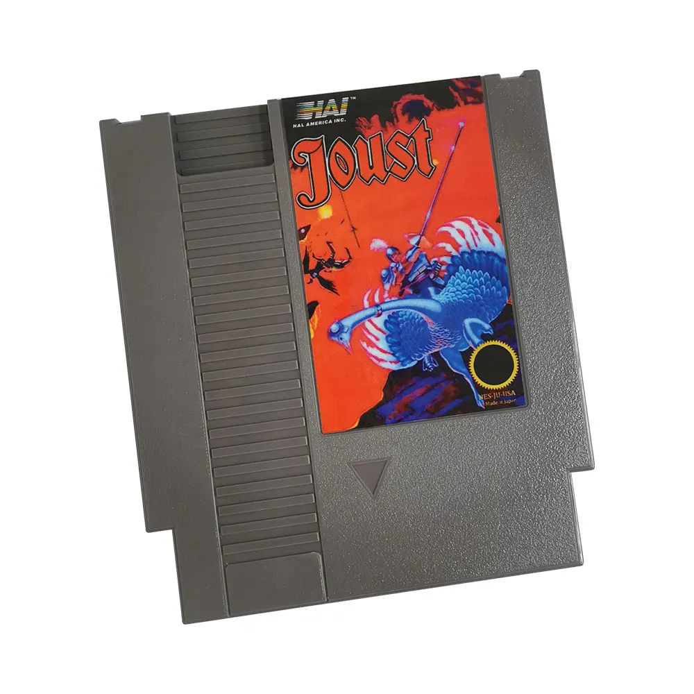 Joust - Pal and USA Version Cartridge 8 bit Video Game Cart Famicom Single Card For NES Classic Console