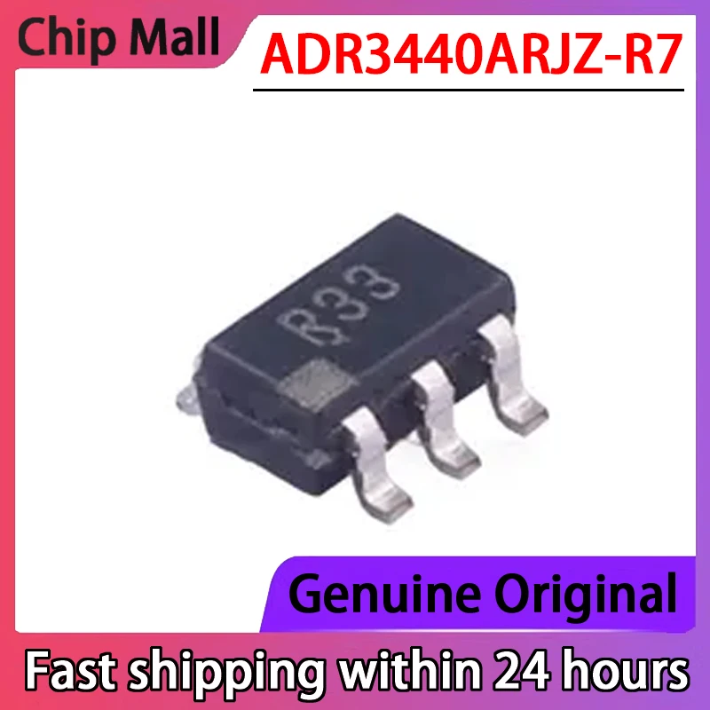 1PCS New Original ADR3440ARJZ-R7 Screen Printed R33 SOT-23-6 Voltage Reference Chip IC