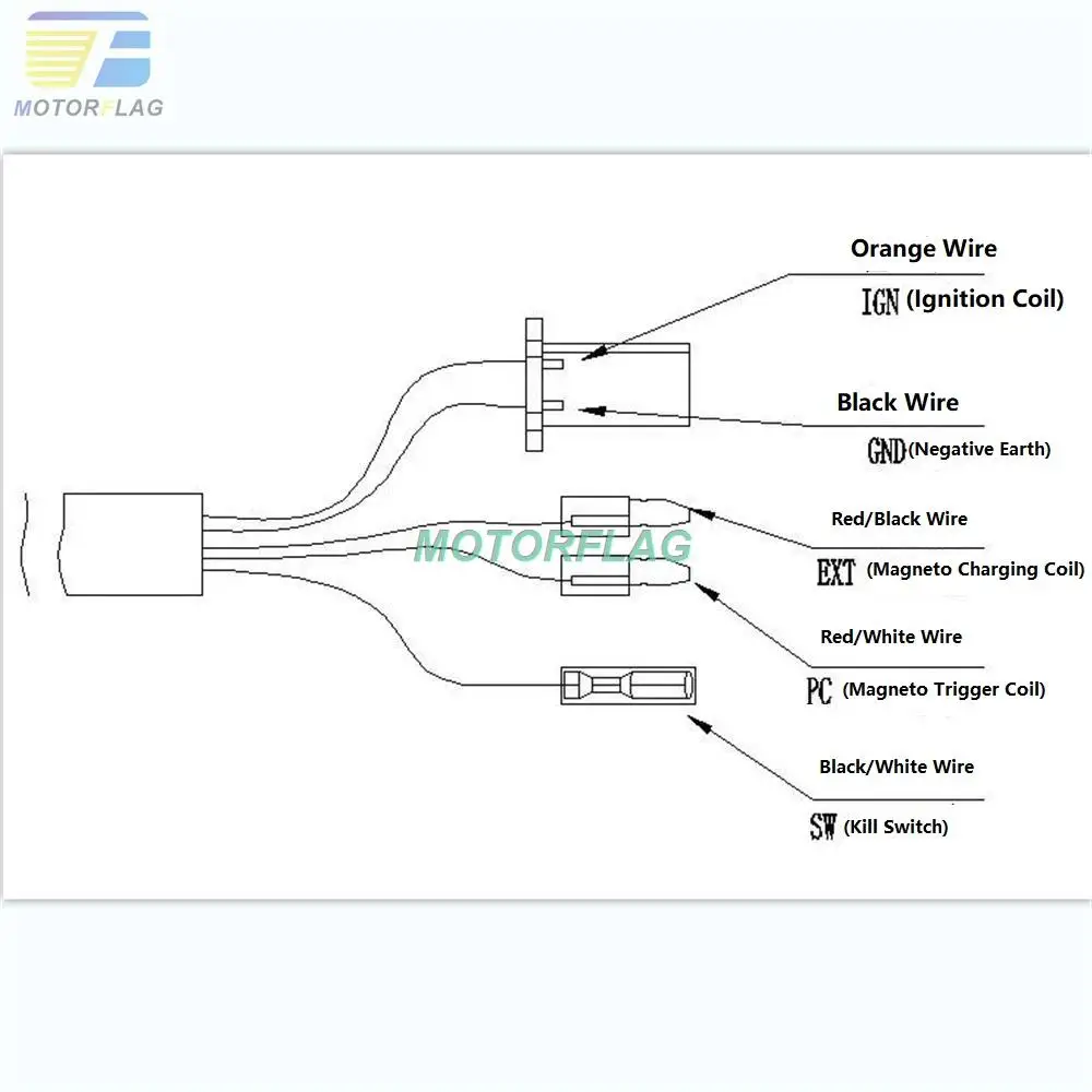 CDI Unit (5-Wire, AC fired) for Scooter Minarelli JOG50 3KJ JOG90 CW50 CY50 Zuma 50 Baccio DLX50 - view 6