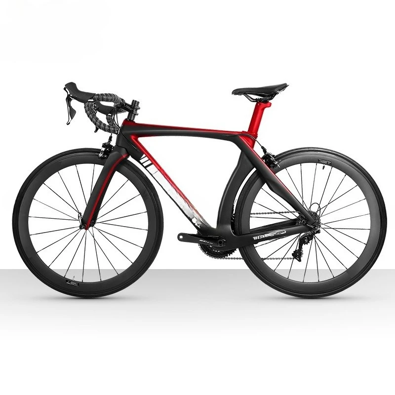 

Carbon Fiber Road Bike Ultra Light Variable Speed Breaking Bend 22 Speed Professional Competition Ride