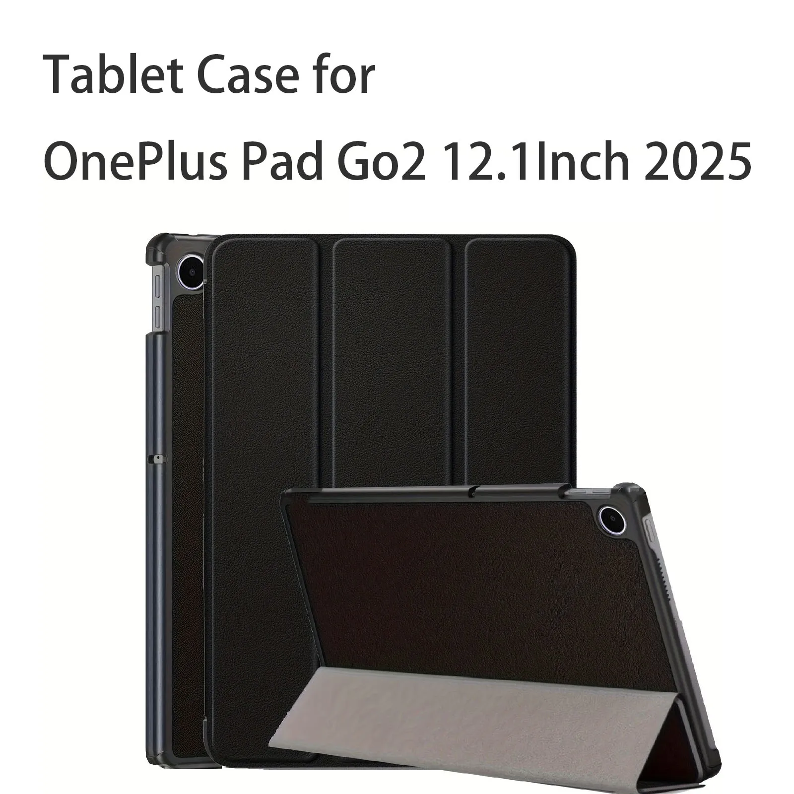 Tablet Case for OnePlus Pad Go2 12.1Inch 2025 Protective Cover(PU Leather Material,ultra Slim,Shockproof)