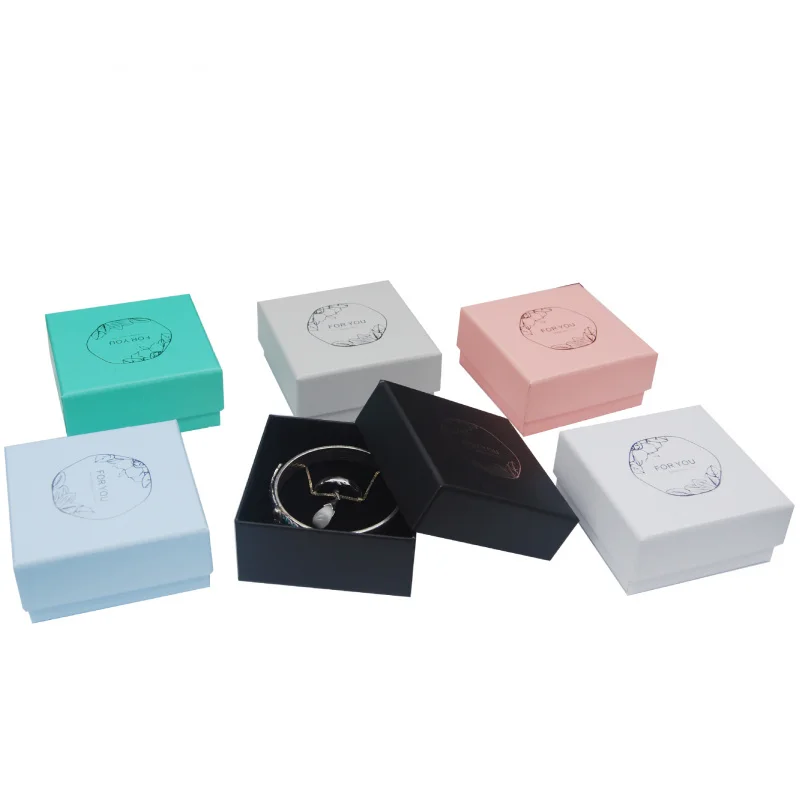 Custom Matte Film with Jewelry Box Pendant Earrings Bracelet Multi-use Packaging Box In Stock