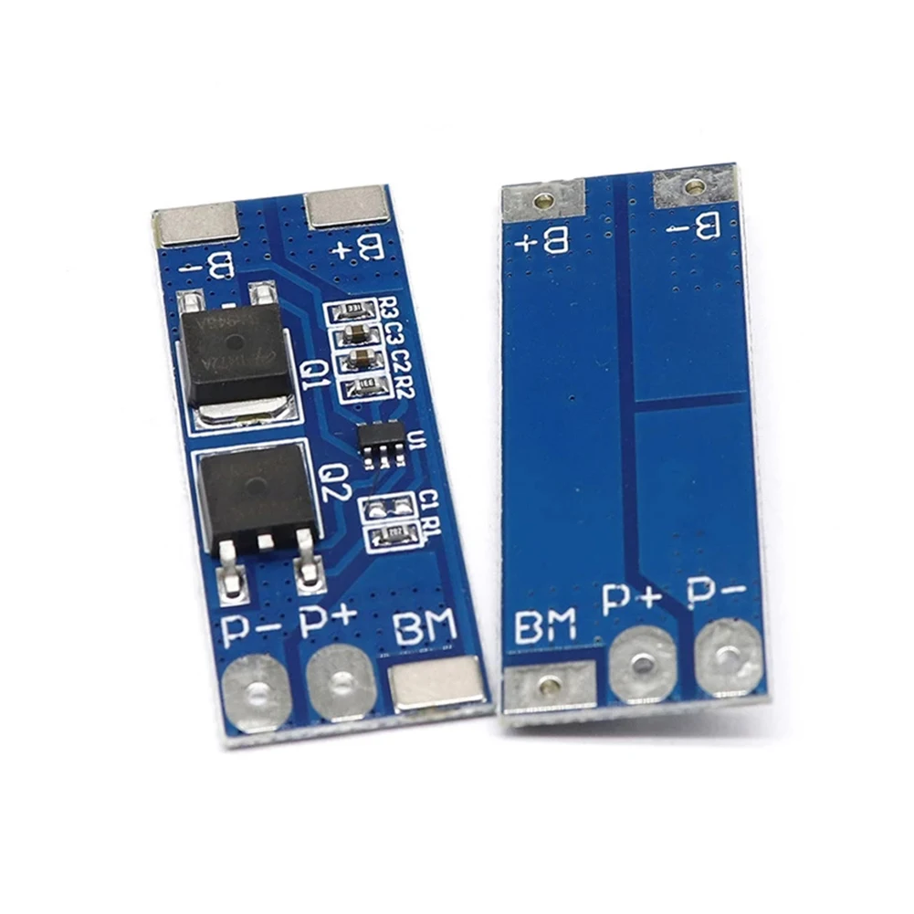 /2S /8A /Li-ion Battery Protection PCB Board 7.4V 8.4V For For Charger Module With Short Circuit Overcharge Defense For DIY Powe