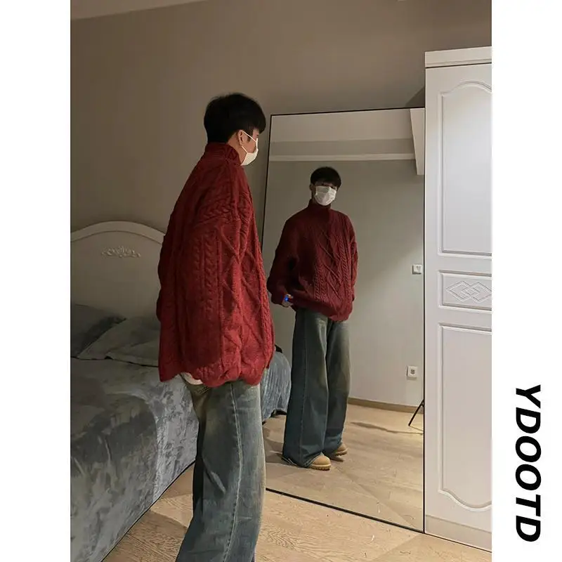 

Мужские пуловеры больших размеров с меховым воротником, роскошные, из кашемира, шерсти и ангоры, нейтрального черного цвета, для делового стиля, изысканные, для работы, премиум-класса