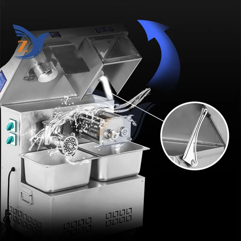 Mince Meat Cutting Fillet Stainless Steel Double Disassembly Fully Automatic Commercial Home Shredded Machine Factory Equipment