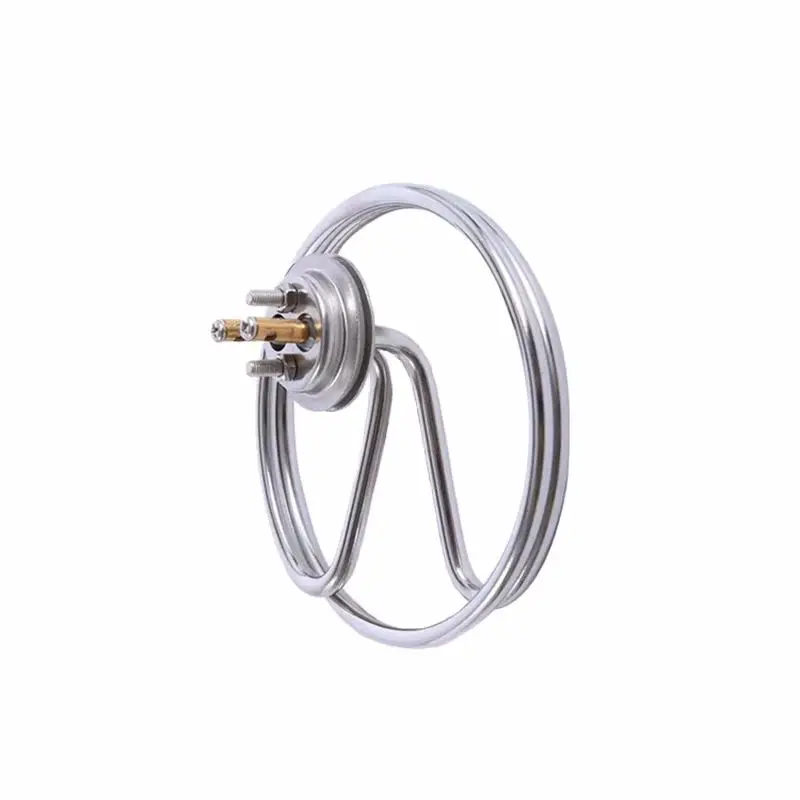 Double Round Type Stainless Steel Liquid Heating Element - 220V 3000W Heating Tube for Towel Car Insulation Barrel