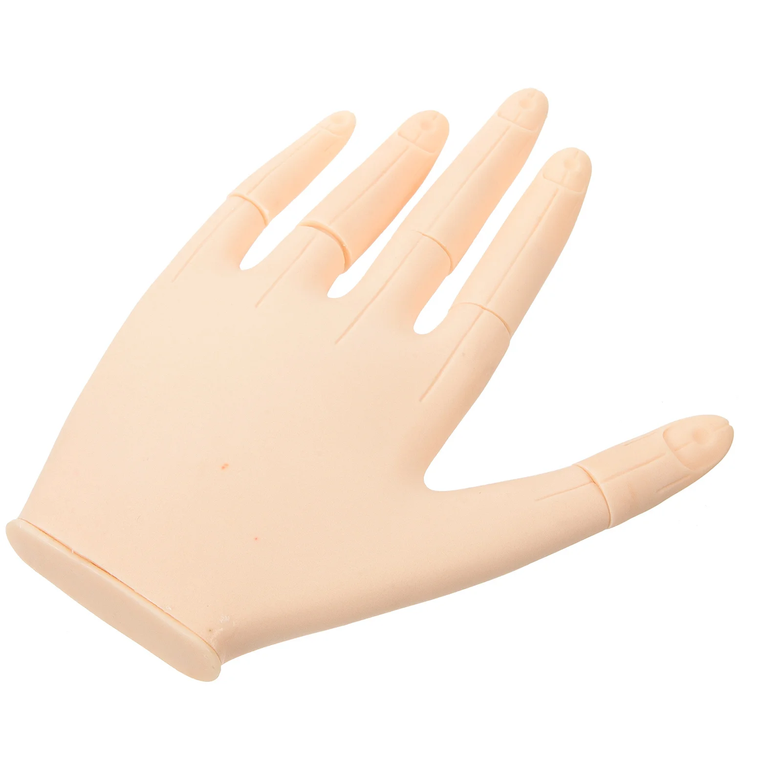 ممارسة أظافر السيليكون اليدوية القابلة لإعادة الاستخدام، ممارسة الأظافر المرنة النابضة بالحياة، يد وهمية للمحترفين المبتدئين في أظافر الأكريليك