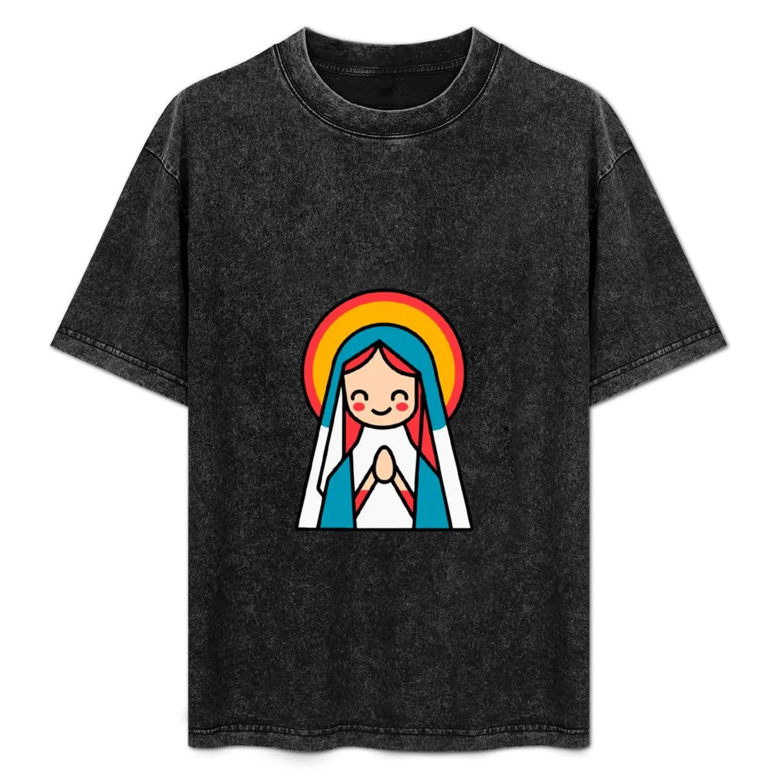 

La Virgen De Guadalupe T-Shirt customs anime clothes boys animal print t shirts men