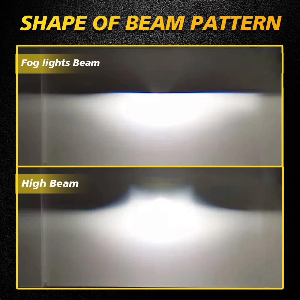 2PCS 3.0 Inch Led Projector Laser Lens Fog Lamp 6000K White 4300K Warm H11 Led Canbus Car Bulb For Toyota Corolla Auris 2006-On