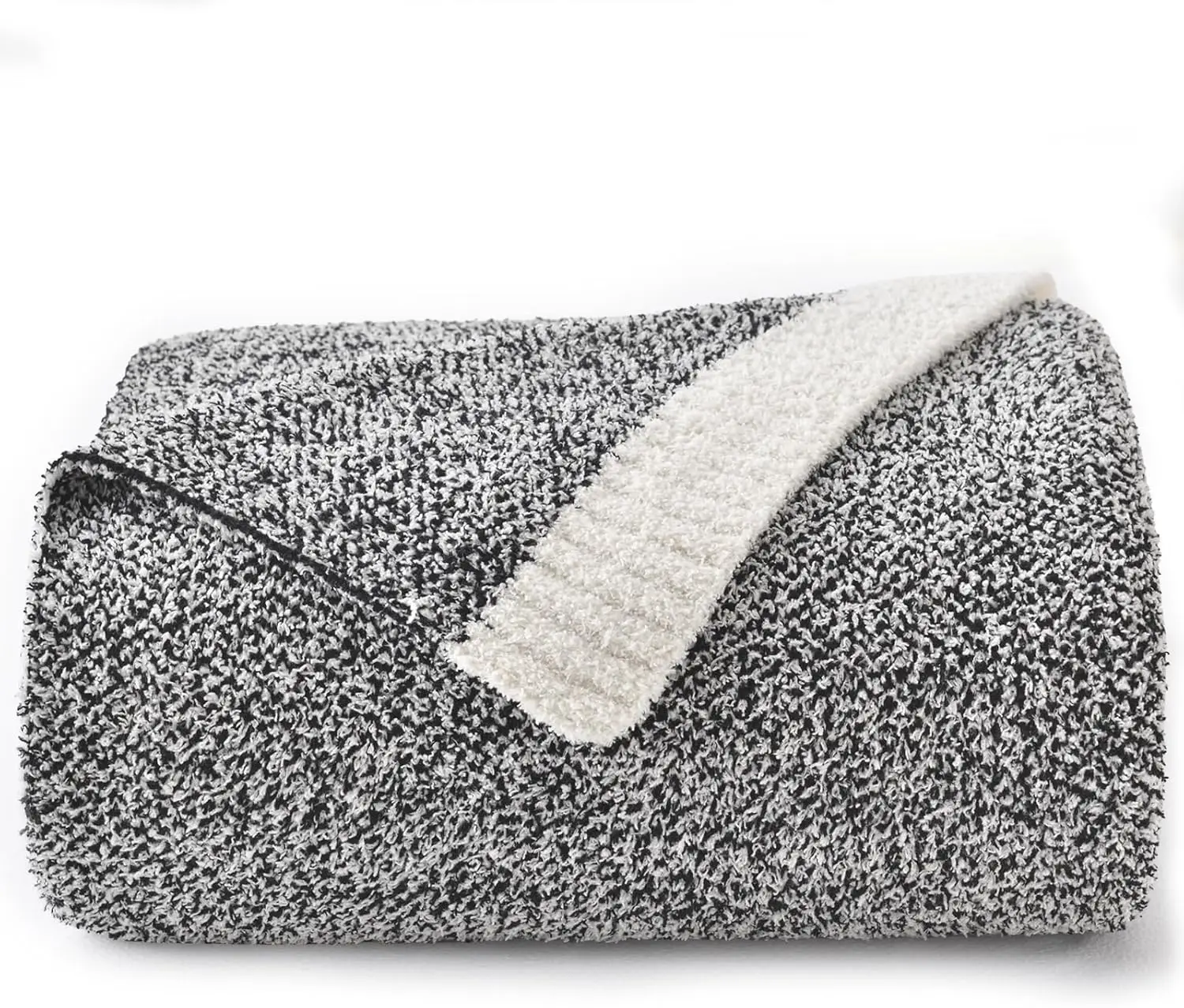 

Throw Blanket For Couch, Reversible Super Soft Fluffy Knit Blankets, Lightweight Cozy Blankets With Fuzzy Plush For Sofa Bed