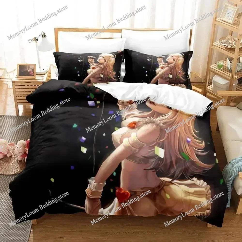 

Anime Panty Stocking Garterbelt Bedding Set Duvet Cover Bed Set Quilt Cover Pillowcase Comforter king Queen Size Boys Adult
