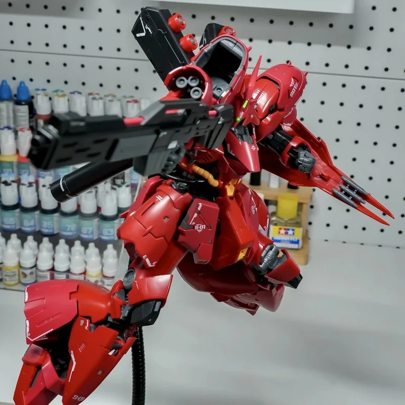 โมเดลประกอบพลาสติก GaoGao RG Sazabi ขนาด 1/144 ฟิกเกอร์แอคชั่น อนิเมะ ของสะสม พร้อมสติ๊กเกอร์น้ำ ของตกแต่งบ้าน ของขวัญ