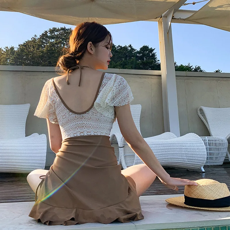 

Женский цельный купальник в стиле ретро Fre Sle, бикини для Vaion Thermal Spa, дизайн для похудения, повседневный купальник ort Sve