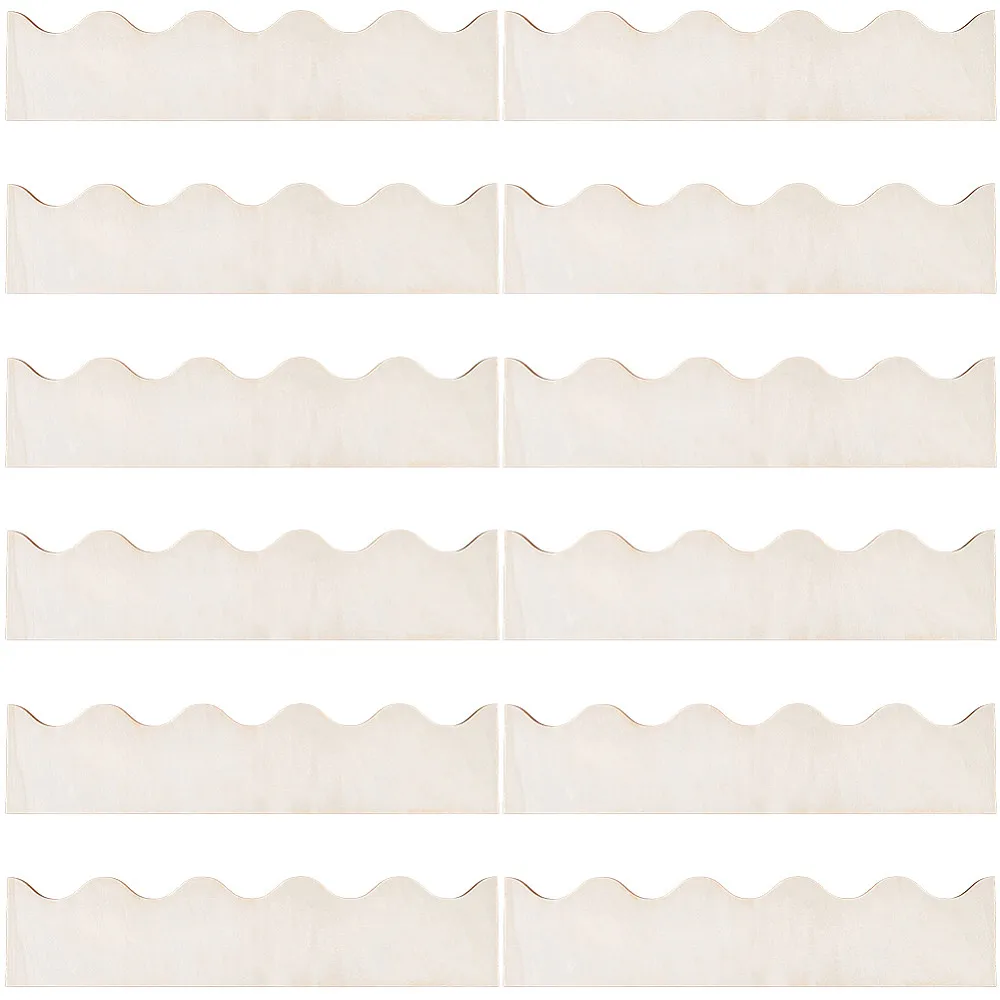 12 Stück Sperrholz-Dachziegel für Puppenhäuser, Dekoration, alte Spitze, 90 x 400 x 3 mm