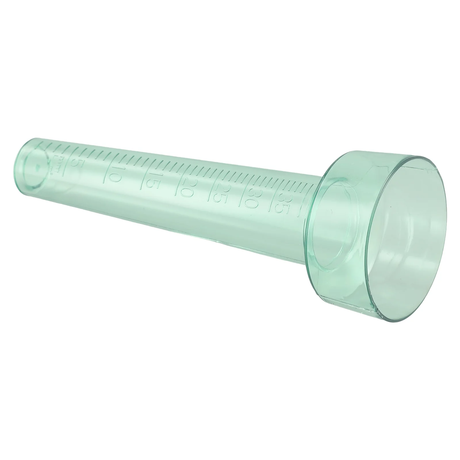 Garden Rain Gauge for Recording Rainfall Totals with Clear Scale Visibility and Stable Ground-Level Placement Capability