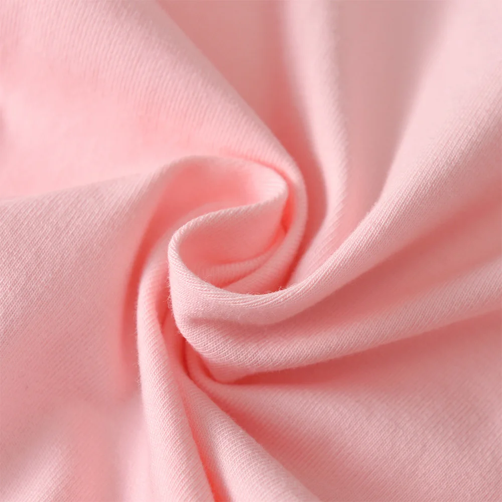 الفتيات الوردي مضيئة كم تي شيرت الاطفال مطرزة الملونة فراشة زين كشكش تيز الاطفال الحفلات نزهات غير رسمية ملابس علوية من القطن