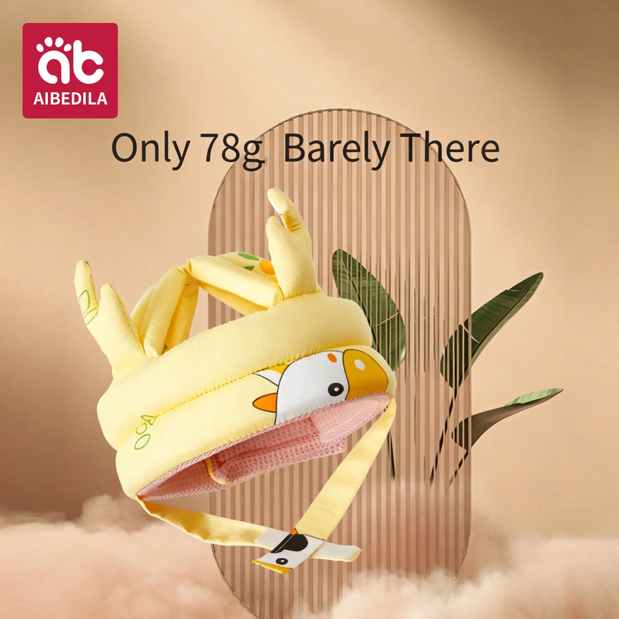 1-3T Baby Anti-collision Hat AIBEDILA Toddler Safety Head Protector Anti-fall Cushion Kids Walking Training Protective Cap