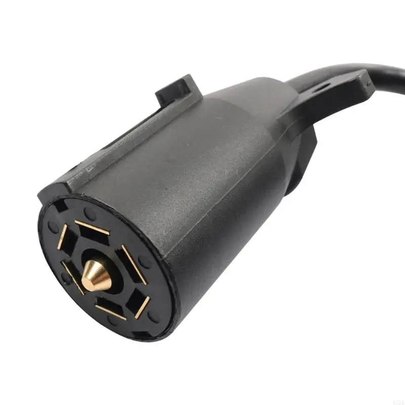 M76E Anhängerverbindungsstecker 7-Wege-Adapter mit Flanschbuchse und Steckerende – Detail 8