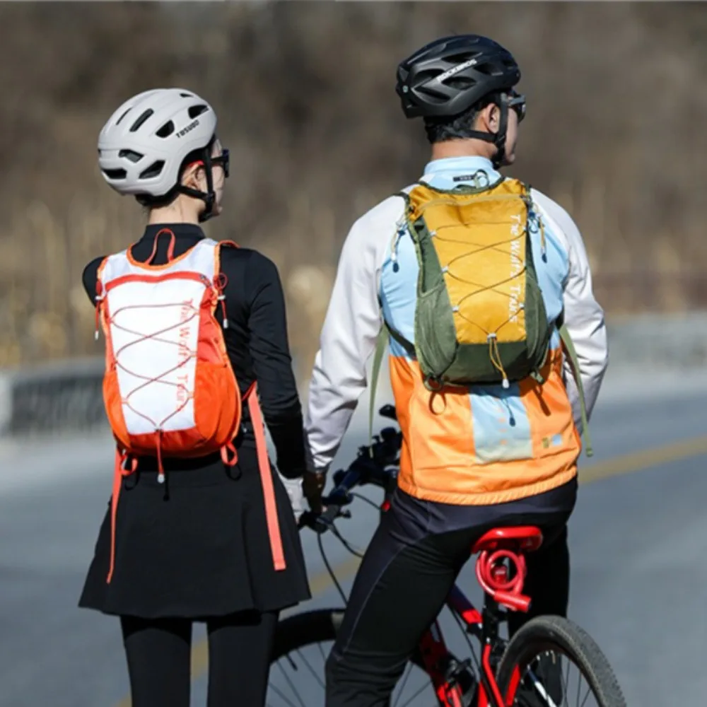 Oxford fabric lightweight and wear-resistant outdoor hiking bag, off-road cycling reflective strip waterproof sports backpack