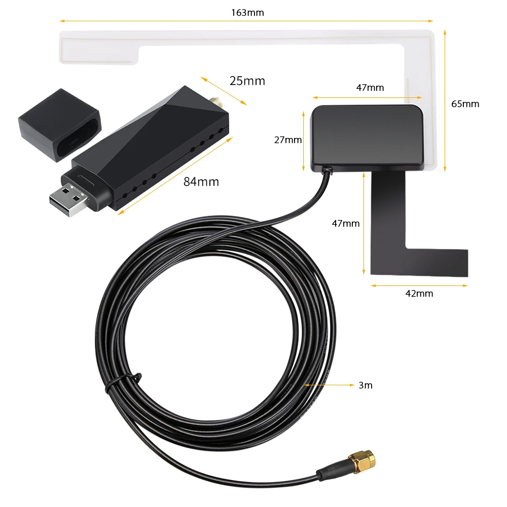 EKIY DAB+ Radio Antenna / FM Radio Booster / Network Radio