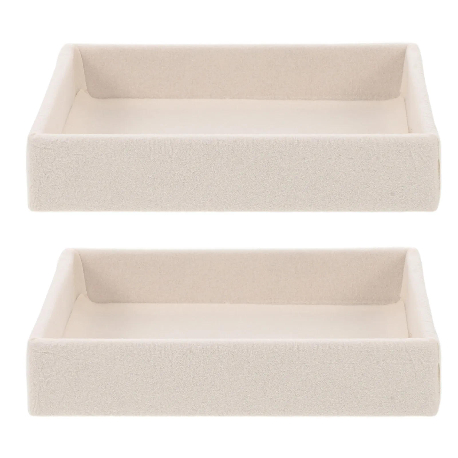 Stackable Jewelry Display Tray for Women Elegant Flat Organizer for Earrings Rings Necklaces Bracelets Travel Vanity Drawer